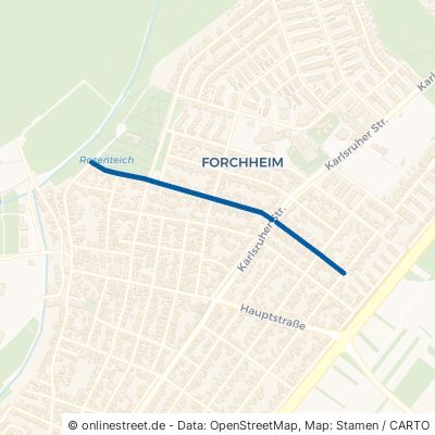 Kraichgaustraße Rheinstetten Forchheim 