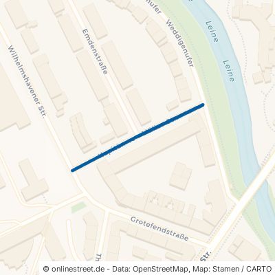 Kapitän-von-Müller-Straße Hannover Calenberger Neustadt 