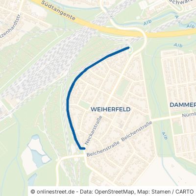 Donaustraße Karlsruhe Weiherfeld-Dammerstock 