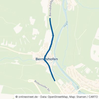 Buchenbacher Straße Mulfingen Berndshofen 