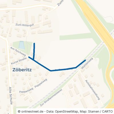 Peißener Weg Landsberg Zöberitz 