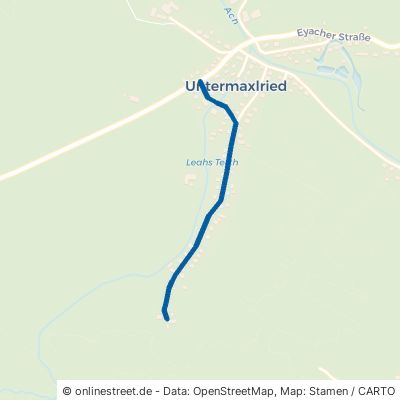 Schloßbergstraße Oberhausen Maxlried 