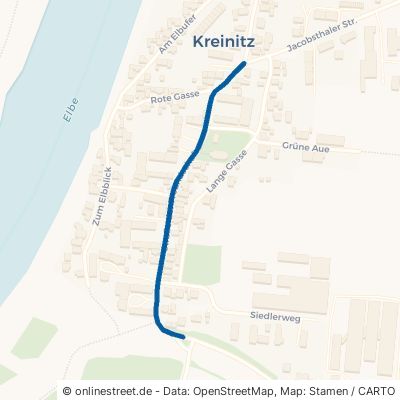 Straße der Freundschaft Zeithain Kreinitz 