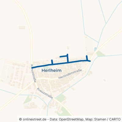 Schulweg Kolitzheim Herlheim 