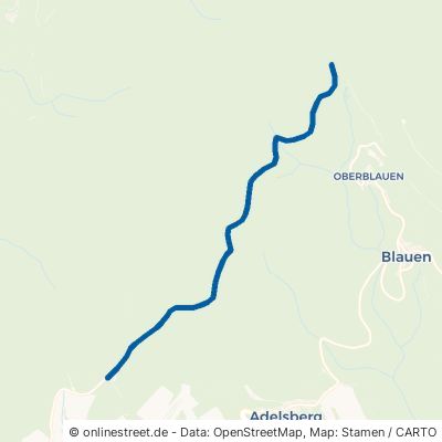 Blauenweg Zell im Wiesental Adelsberg 