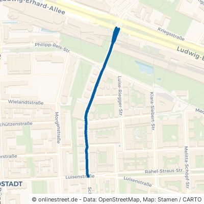 Henriette-Obermüller-Straße Karlsruhe Südstadt 