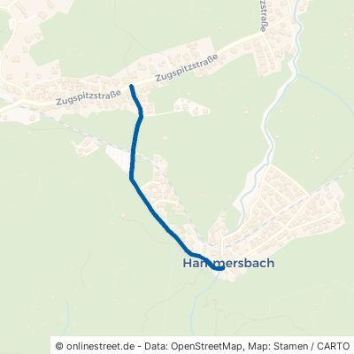 Höllentalstraße Grainau Hammersbach 
