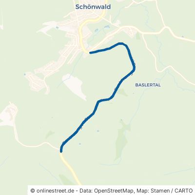 Furtwanger Straße Schönwald im Schwarzwald 