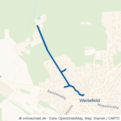 Waldweg Weitefeld 