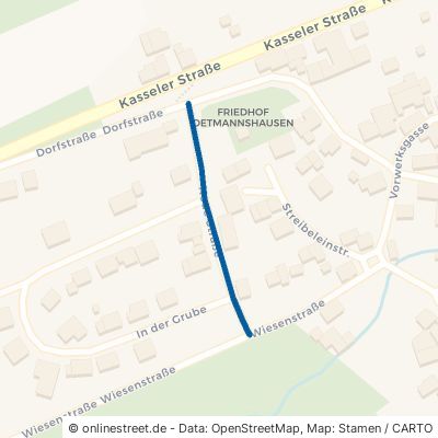 Neue Straße Wehretal Oetmannshausen 