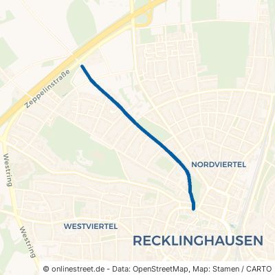 Beisinger Weg Recklinghausen Stadtmitte 