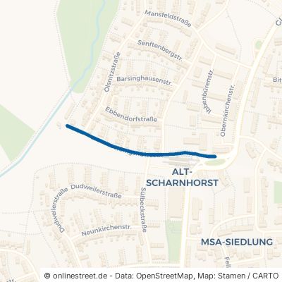 Königshüttestraße Dortmund Scharnhorst 