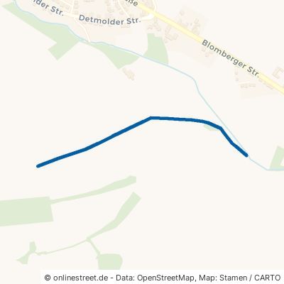 Wellentruper Weg Blomberg Istrup 