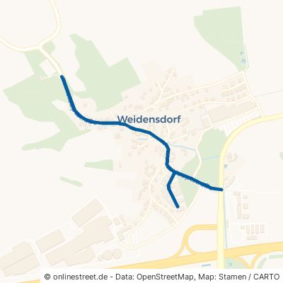Hauptstraße Remse Weidensdorf 