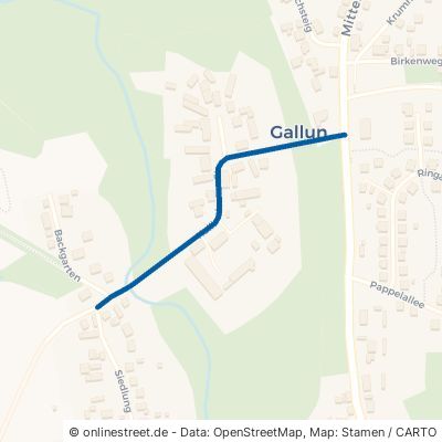 Kallinchener Straße Mittenwalde Gallun 