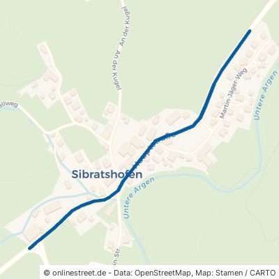 Hauptstraße Weitnau Sibratshofen 