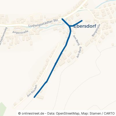 Tiefenweg Ludwigsstadt Ebersdorf 