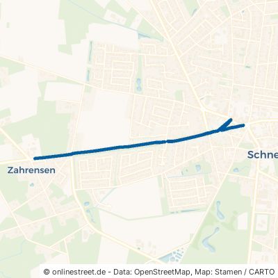 Rotenburger Straße Schneverdingen Zahrensen 
