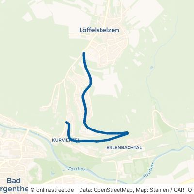 Bismarckstraße Bad Mergentheim Löffelstelzen 