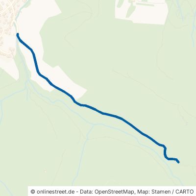 Unterer Teufelslochweg Bad Boll Eckwälden 