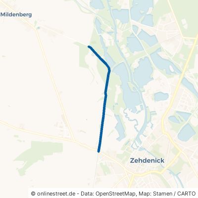 Schwarzer Weg Zehdenick Mildenberg 