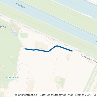 Josef-Bußjäger-Weg Mannheim Oststadt 