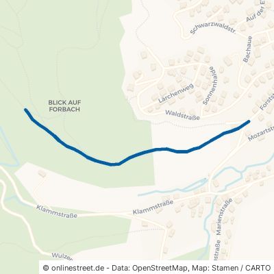 Rebbergweg Forbach 