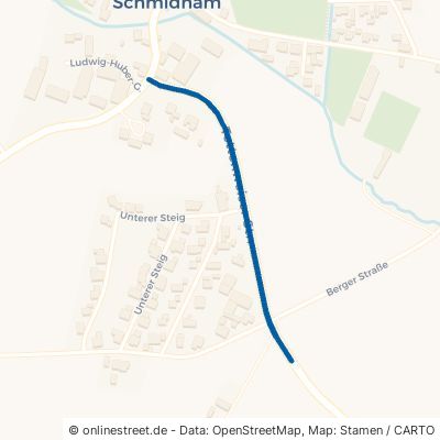 Tettenweiser Straße Ruhstorf an der Rott Schmidham 