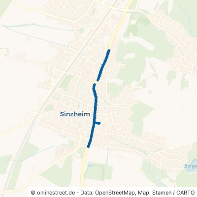 Landstraße 76547 Sinzheim Ortsgebiet 