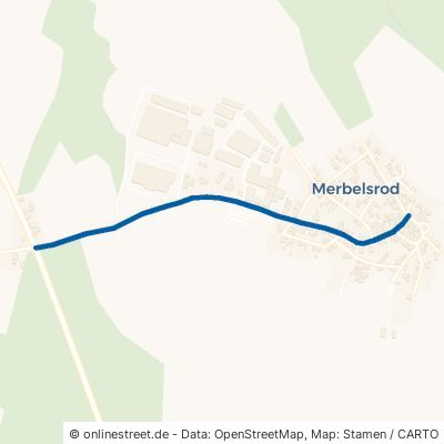 Schwarzbacher Straße Auengrund Merbelsrod 