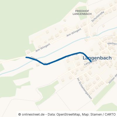Glasberger Weg Weilmünster Langenbach 