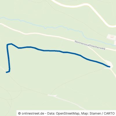 Sägenwaldweg Kleines Wiesental Neuenweg 