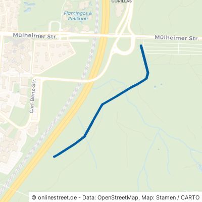 Eselsbruchweg Duisburg Neudorf 