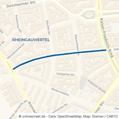 Rüdesheimer Straße 65197 Wiesbaden Rheingauviertel