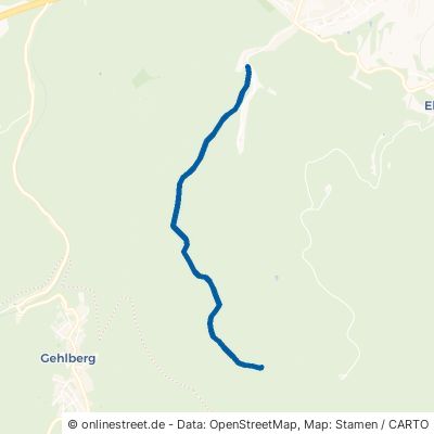 Spitzbubenweg Geratal Geraberg 