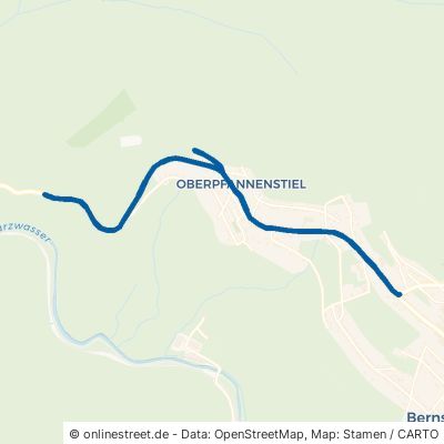 Auer Straße Lauter-Bernsbach Oberpfannenstiel 