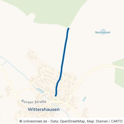 Sportplatzweg Oberthulba Wittershausen 