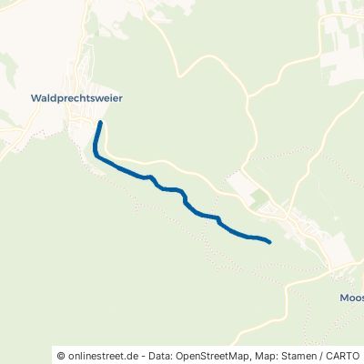 Alter-Steinbruch-Weg Malsch Waldprechtsweier 