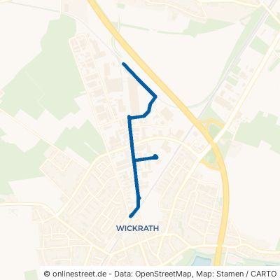 Hocksteiner Weg Mönchengladbach Wickrath 