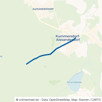 Alte Luckenwalder Straße Am Mellensee Kummersdorf-Alexanderdorf 