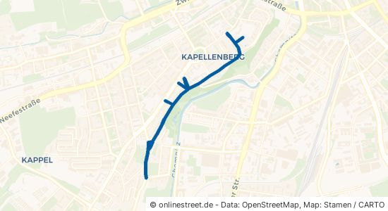 Parkstraße Chemnitz Kapellenberg 