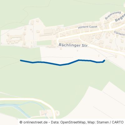 Weinbergweg Langenburg Bächlingen 