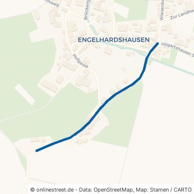 Brettenfelder Straße Blaufelden Engelhardshausen 