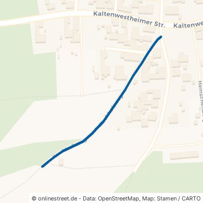 Kirchhofsweg Kaltenwestheim Mittelsdorf 