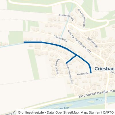 Teichstraße Ingelfingen Criesbach 