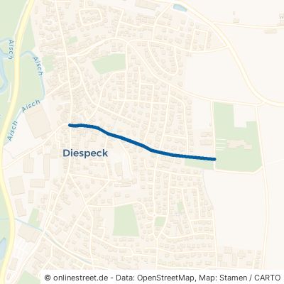Sandstraße Diespeck Sensenhammer 