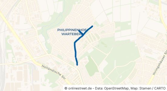 Philippinenhöfer Weg Kassel Philippinenhof/Warteberg 