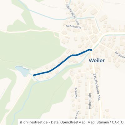 Mühlweg Berg Weiler 