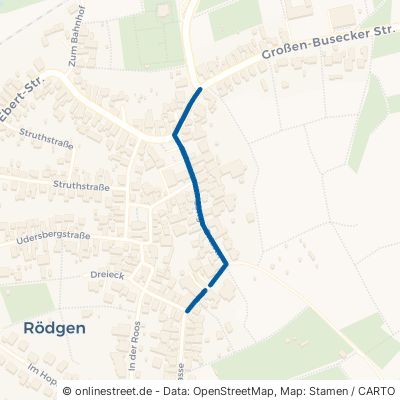 Lange Ortsstraße Gießen Rödgen 