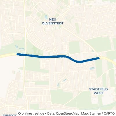 Neuer Renneweg Magdeburg Neu Olvenstedt 